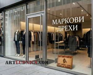 Забавна дървена табела "ЗАТВОРЕНО -  Вариант 1" - Опция за изписване на ваш текст